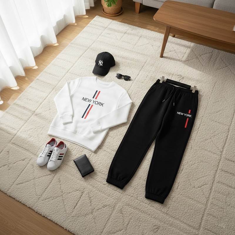 ست مردانه دورس شلوار new york چند رنگ