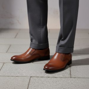 کفش رسمی مردانه مدل Dena عسلی