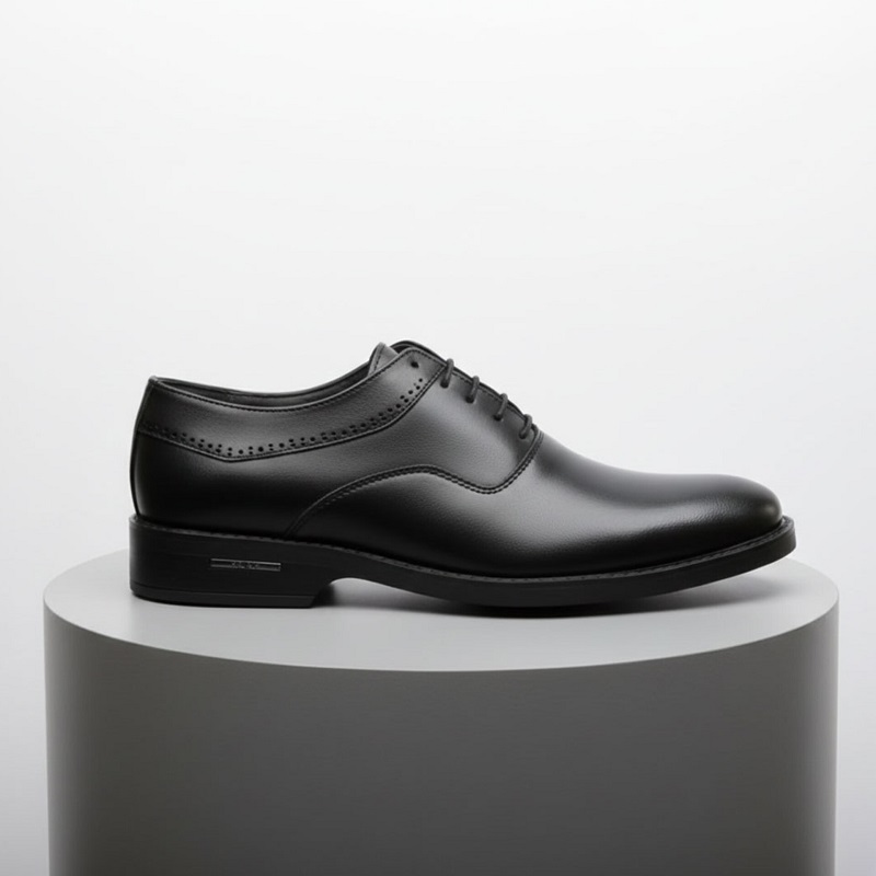 کفش رسمی بندی مردانه مدل sahand مشکی