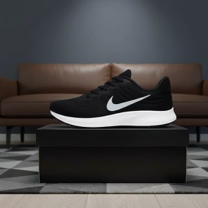 کفش ورزشی مردانه Nike مدل Tigo زیره سفید مشکی