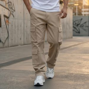 شلوار بنگال کارگو مردانه مدل HAMED کرم