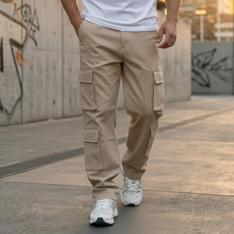 شلوار بنگال کارگو مردانه مدل HAMED کرم