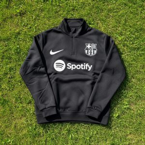 دورس نیم زیپ مدل بارسلونا مشکی