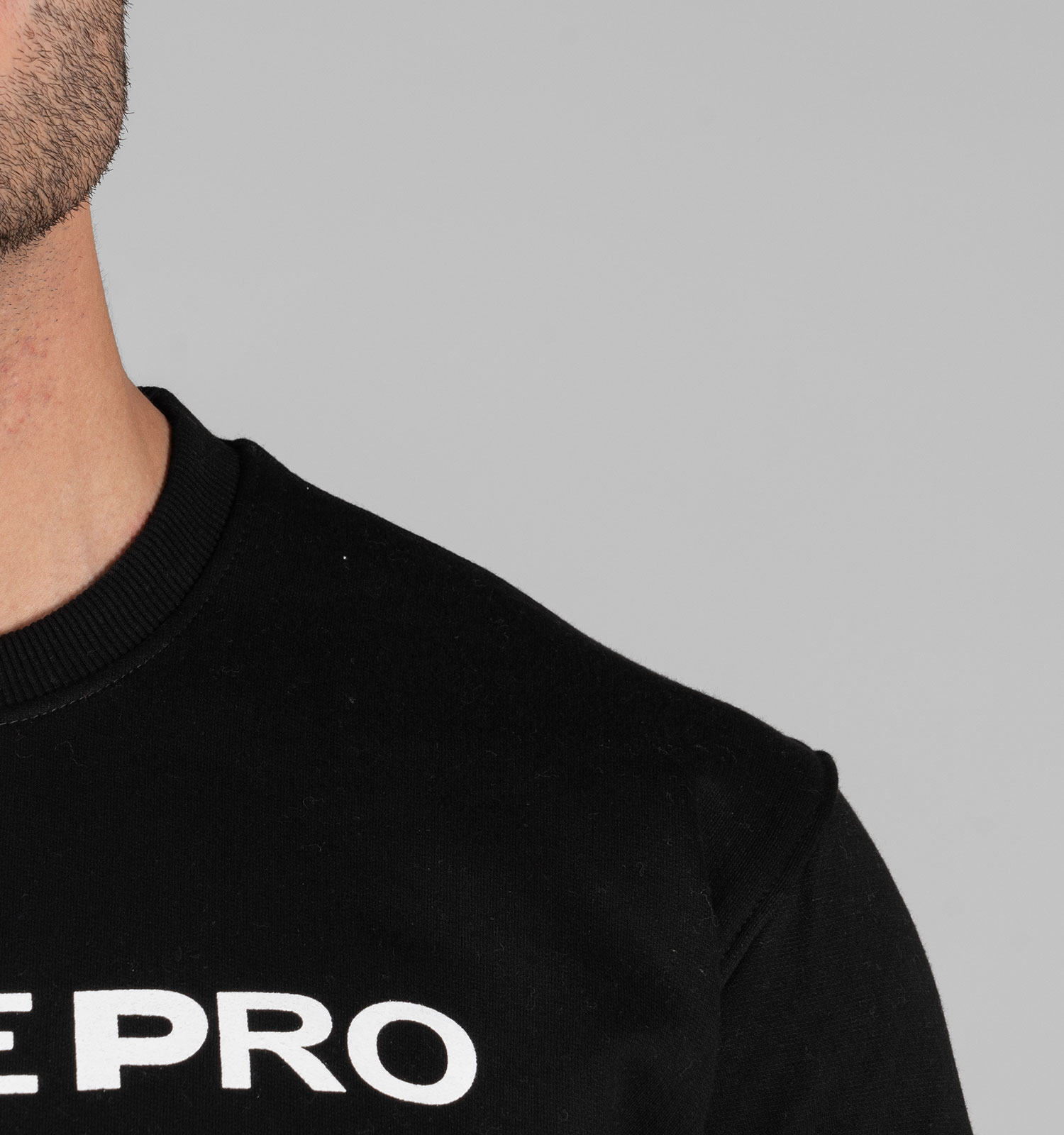 بلوز دورس مردانه یقه گرد مشکی طرحدار Nike مدل 49068