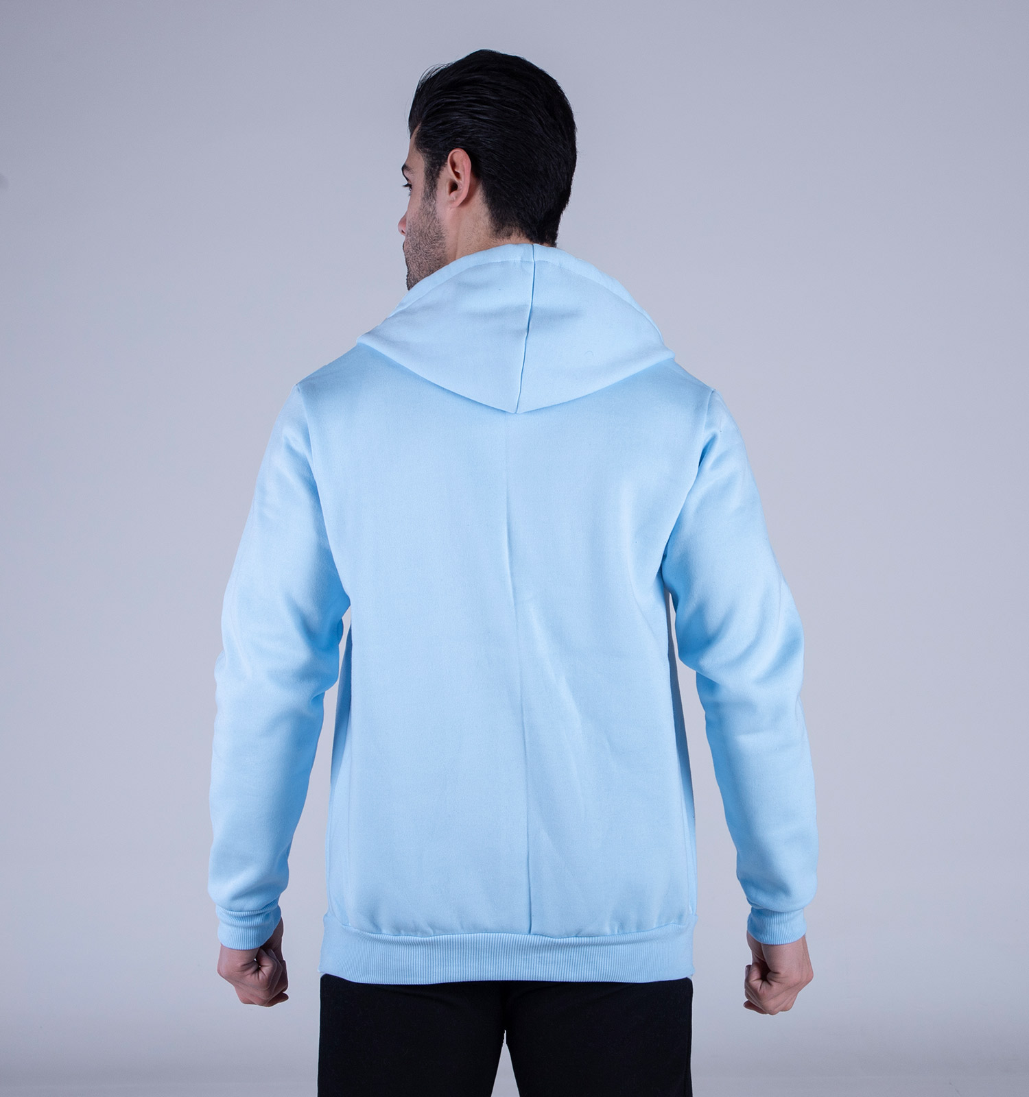 سویشرت کلاهدار مردانه طرحدار مدل 49180