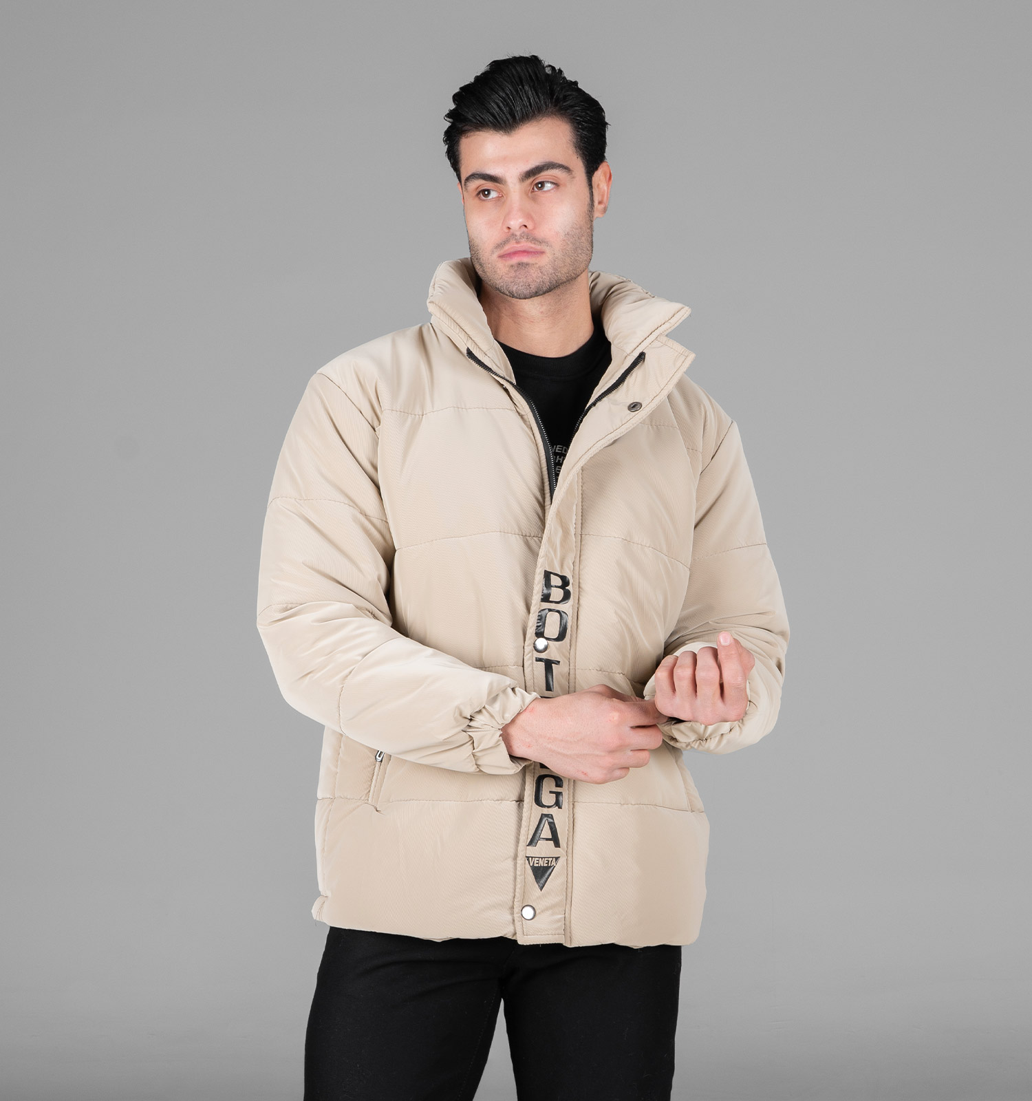 کاپشن اسپرت سیلیکونی مردانه بادی Bottega مدل 49052