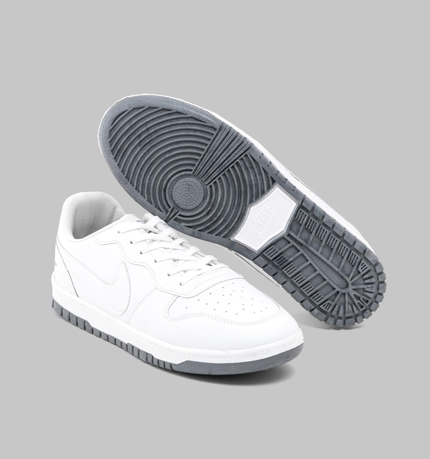 کفش روزمره مردانه Nike چرم مصنوعی سفید بنددار مدل 49136