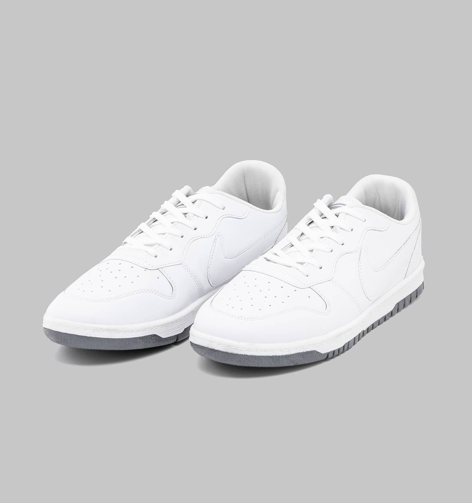 کفش روزمره مردانه Nike چرم مصنوعی سفید بنددار مدل 49136