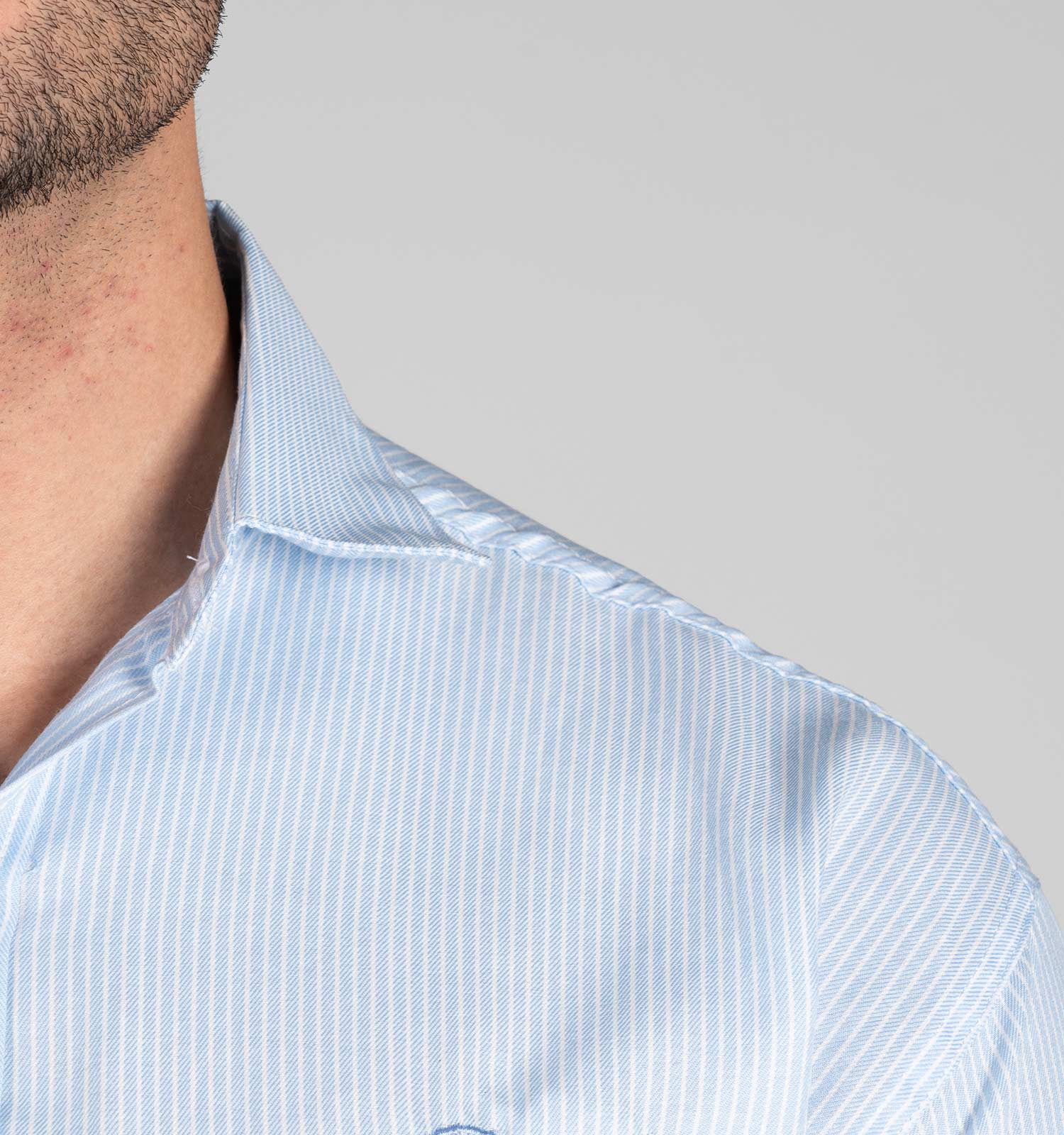 پیراهن مردانه آستین بلند راه راه مدل 49063