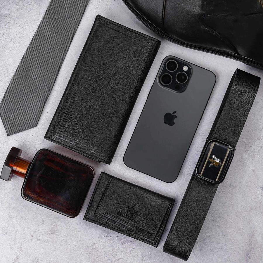 ست چرمی M.D_Black مدل 3759