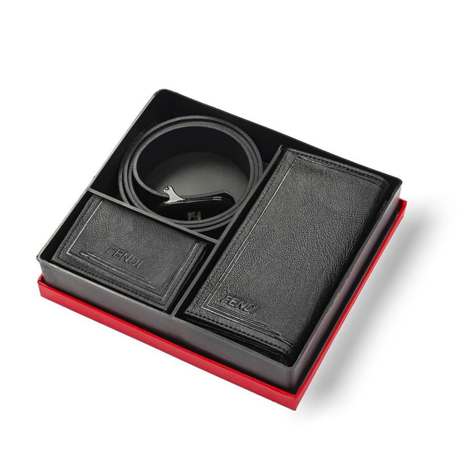 ست چرمی Fendi_Black مدل 3761