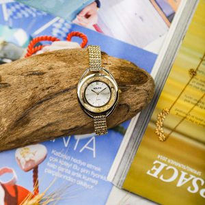 ساعت مچی زنانه Wolfie_Gold مدل 3768