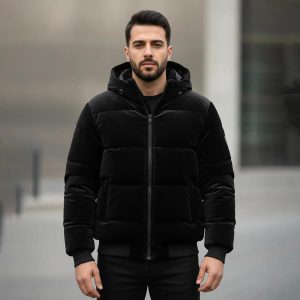 کاپشن مردانه Black_Simple مدل 3817