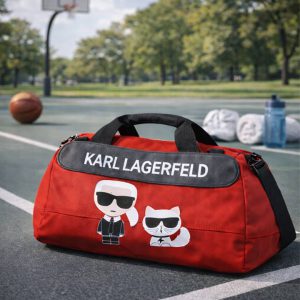 ساک ورزشی مدل karllagerfeld قرمز کد 6461