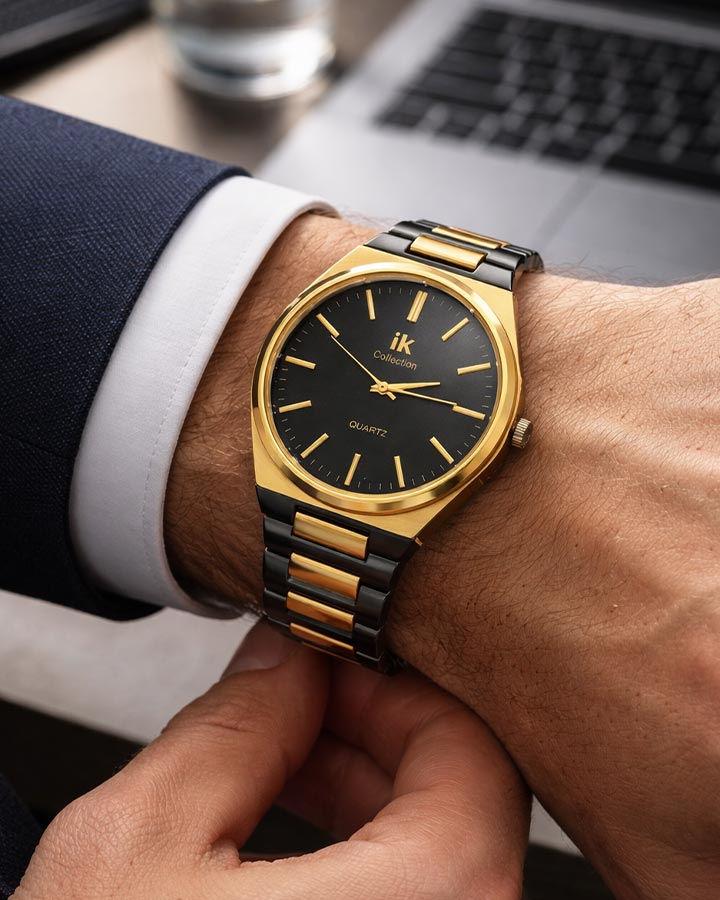 ساعت مردانه Collection مدل QUARTZ طلایی کد6471