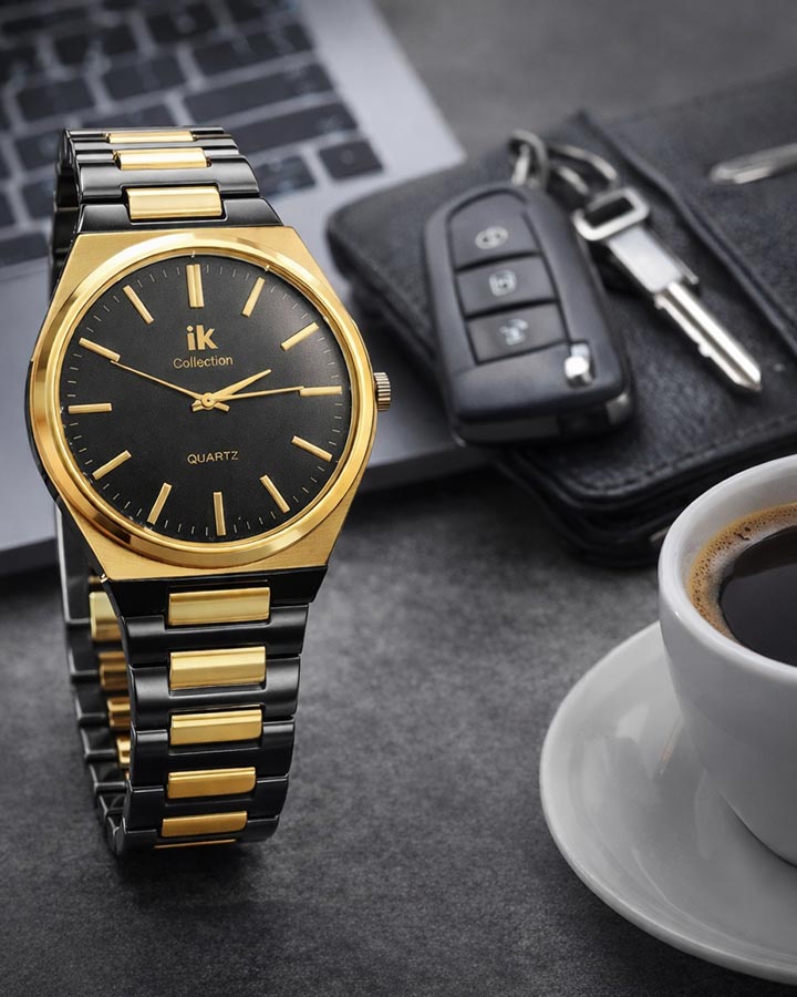 ساعت مردانه Collection مدل QUARTZ طلایی کد6471