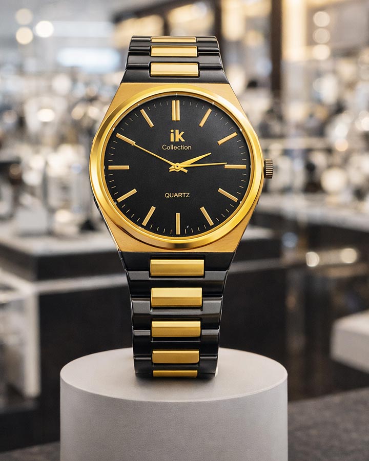 ساعت مردانه Collection مدل QUARTZ طلایی کد6471