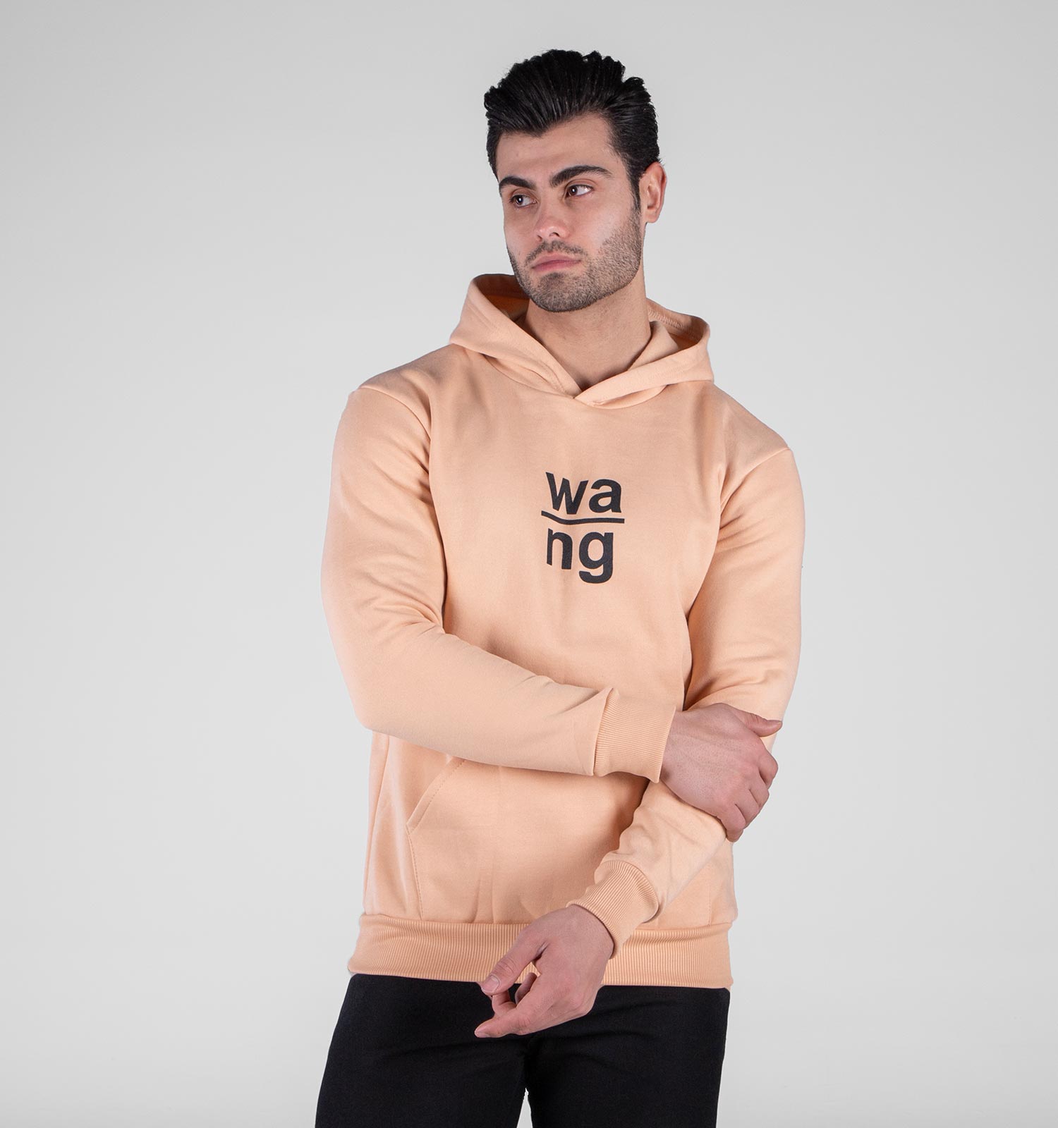 هودی مردانه کلاهدار طرحدار مدل 49166