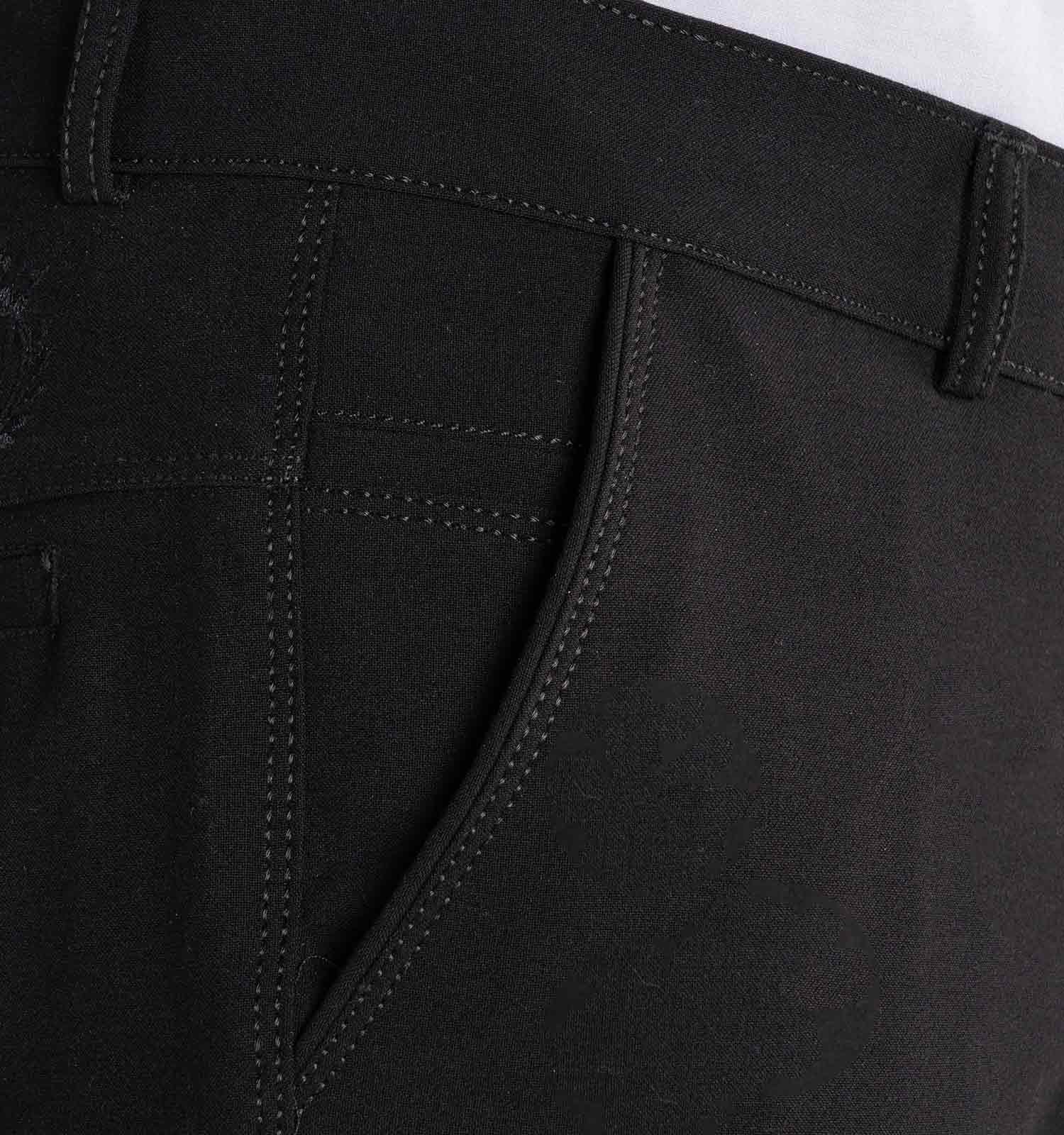 شلوار پارچه ای اسلیم مردانه مشکی مدل 49363