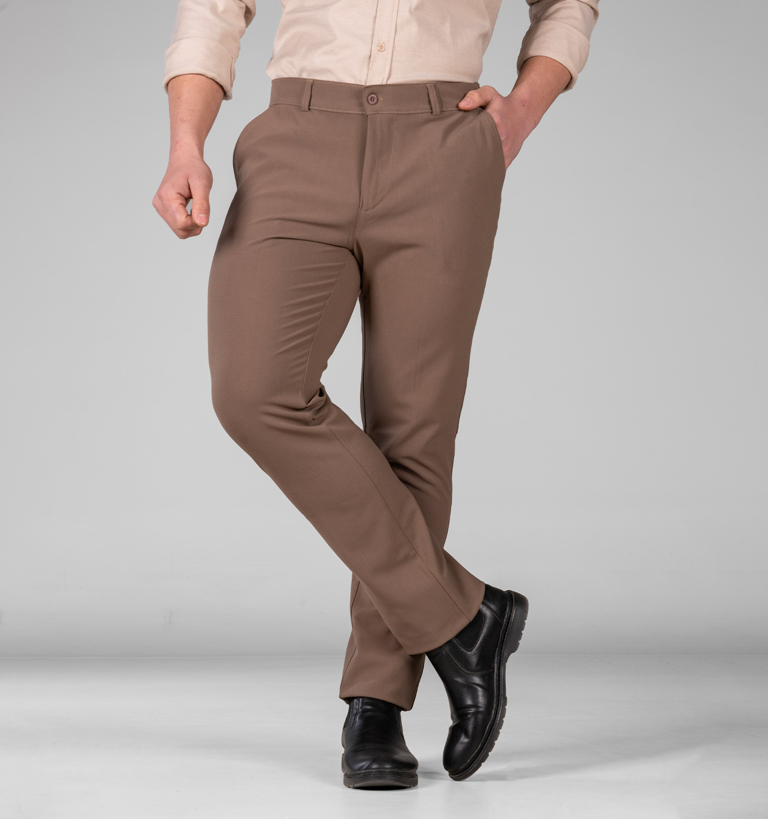 شلوار پارچه ای راسته مردانه مدل 49358