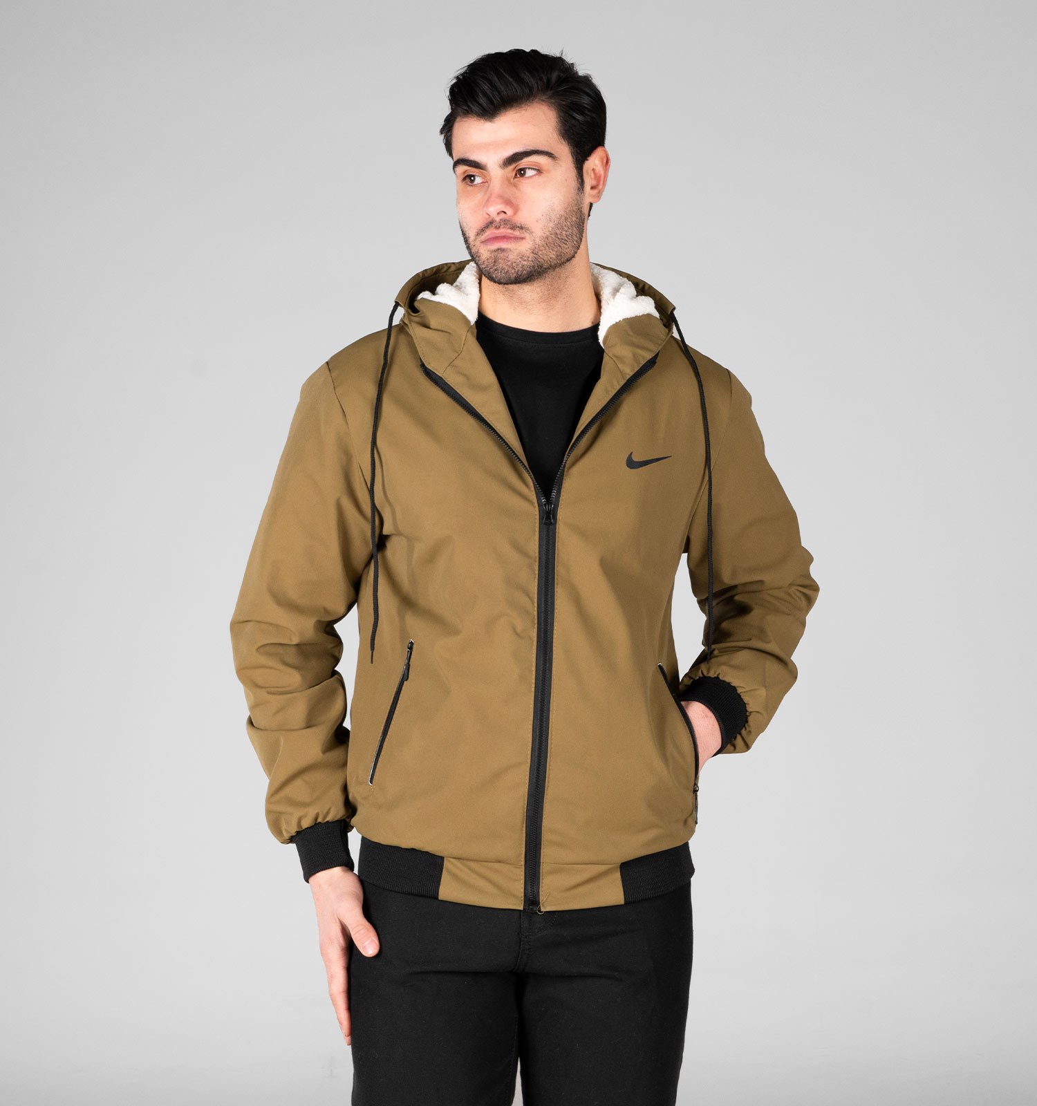 کاپشن مردانه بادگیر مدل 49346