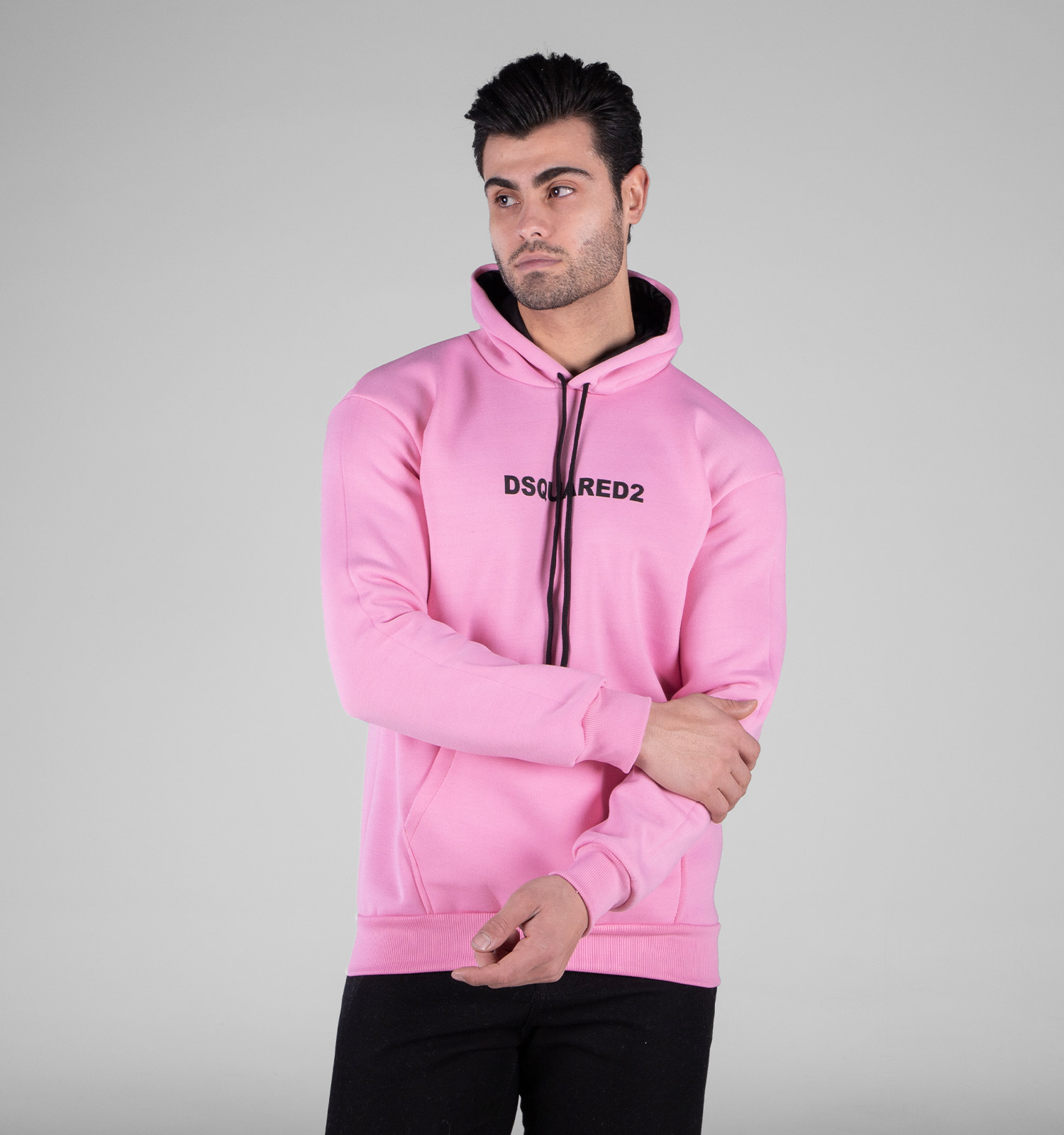 هودی مردانه کلاهدار طرحدار مدل 49148