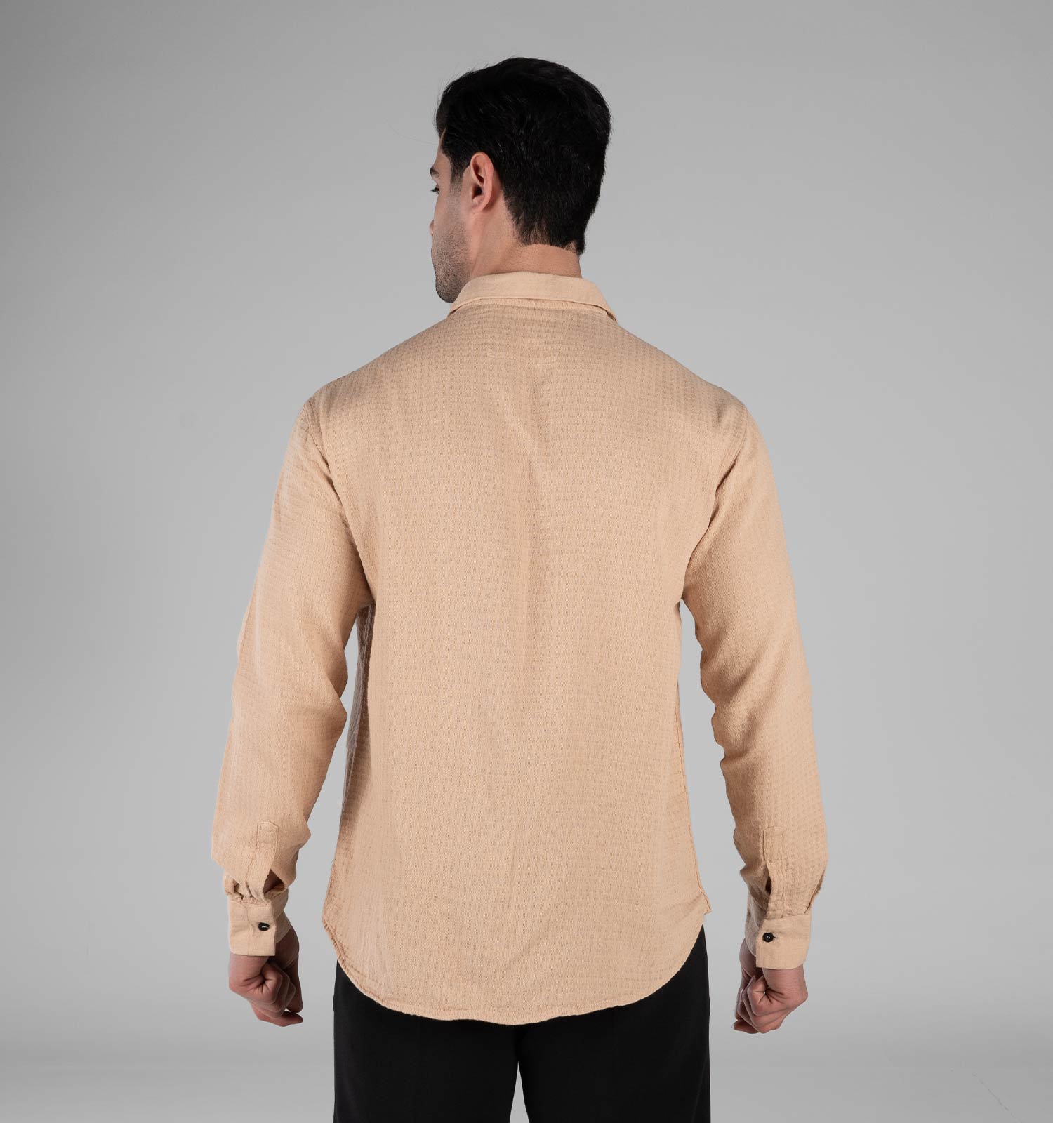 پیراهن مردانه آستین بلند ساده مدل 49257