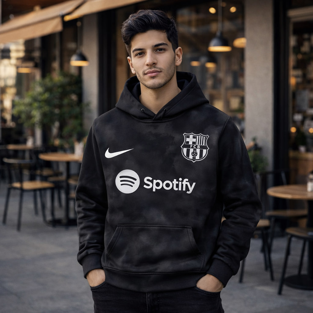 هودی مدل بارسلونا مشکی