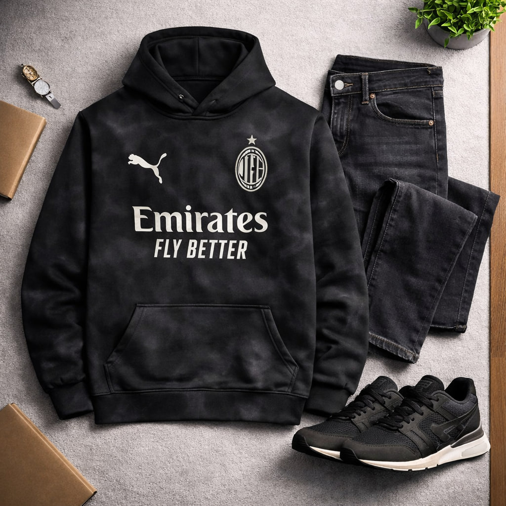 هودی مدل آث میلان مشکی