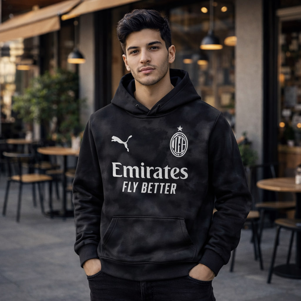 هودی مدل آث میلان مشکی