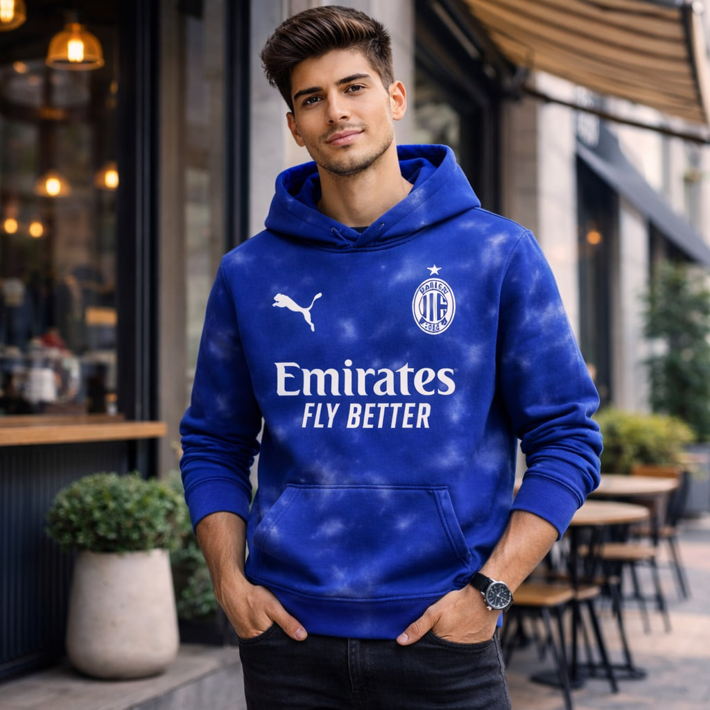 هودی مدل آث میلان آبی