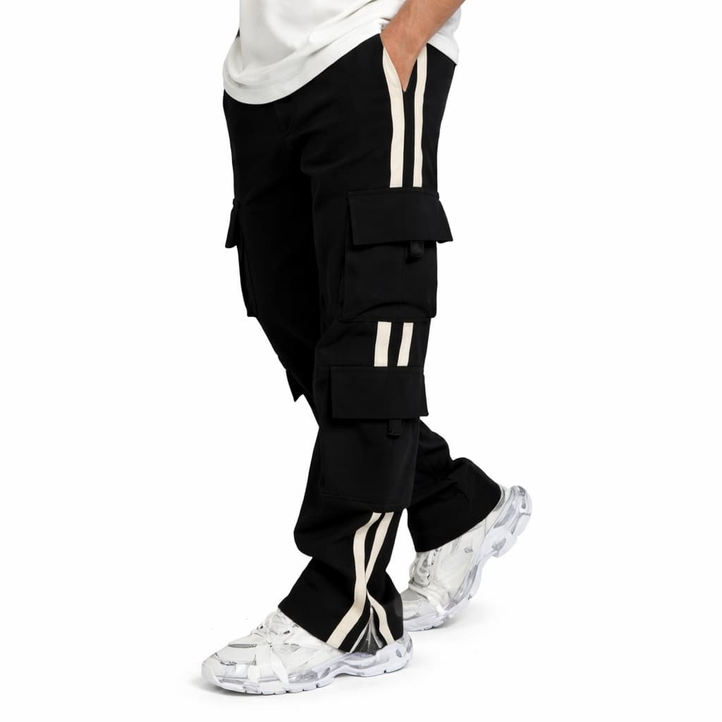 شلوار مردانه شش جیب دونوار مدل Sardar مشکی