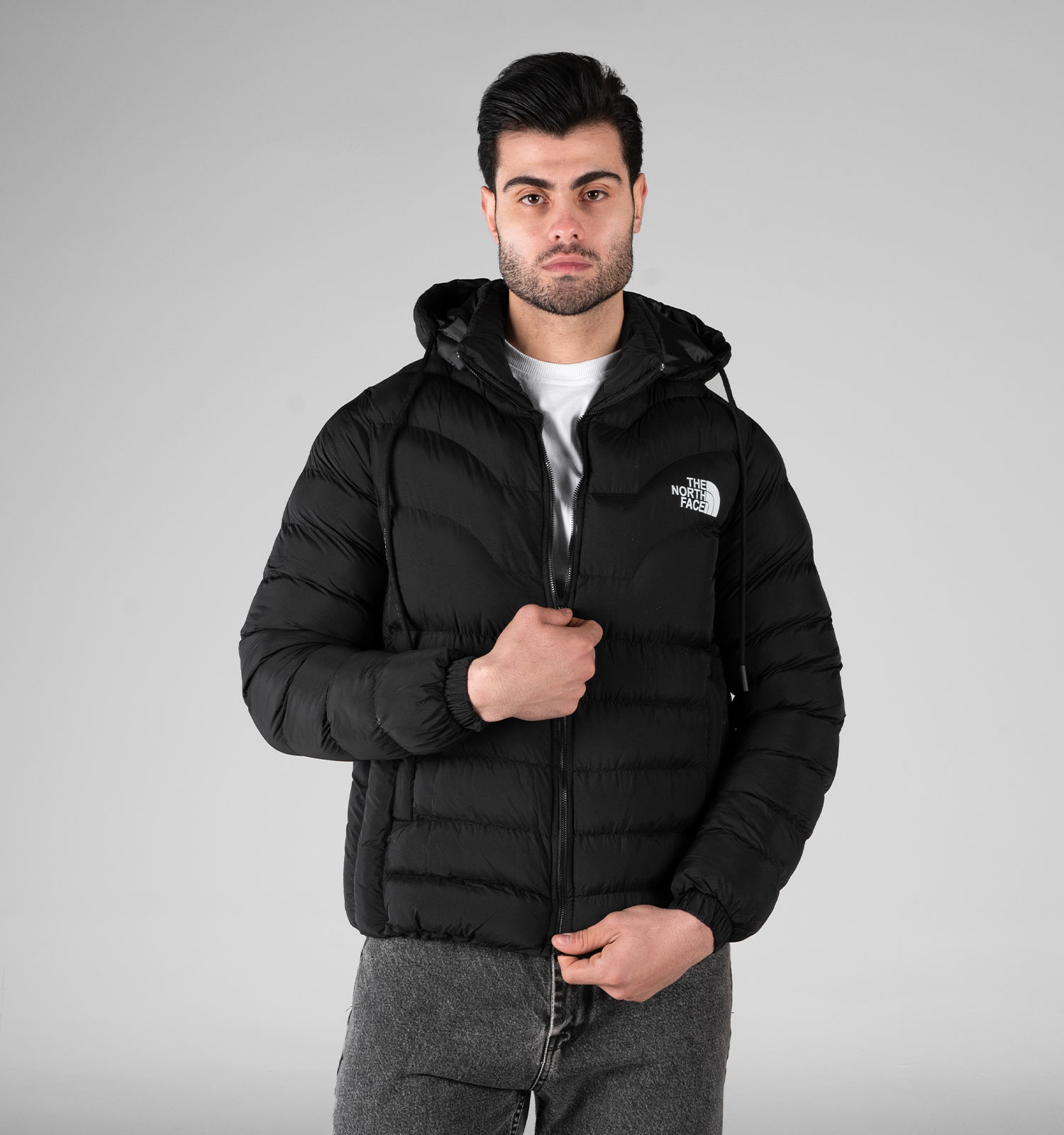 کاپشن اسپرت مردانه بادی مشکی مدل 49283