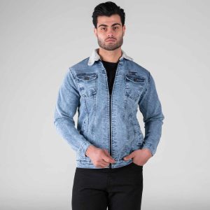 کاپشن لی مردانه یقه خز دار مدل 49286