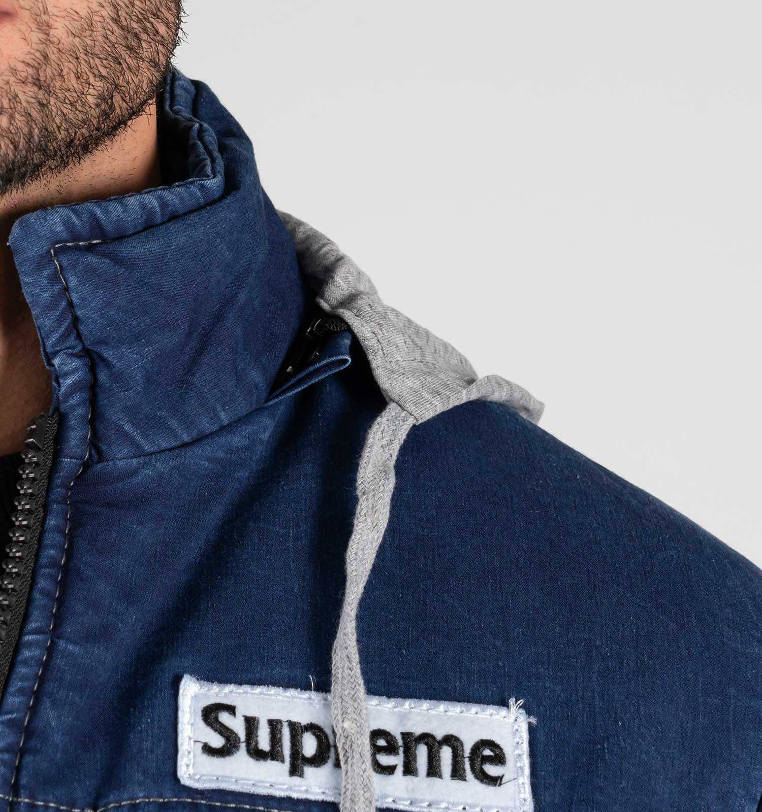 کاپشن اسپرت جین مردانه مدل 49304