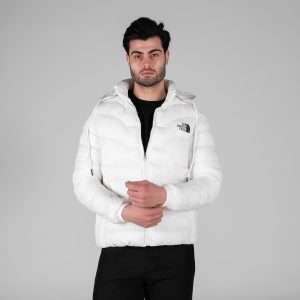 کاپشن اسپرت مردانه بادی سفید مدل 49281