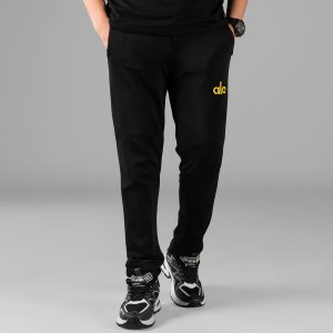 شلوار ورزشی راسته مردانه مشکی Alo مدل 49305