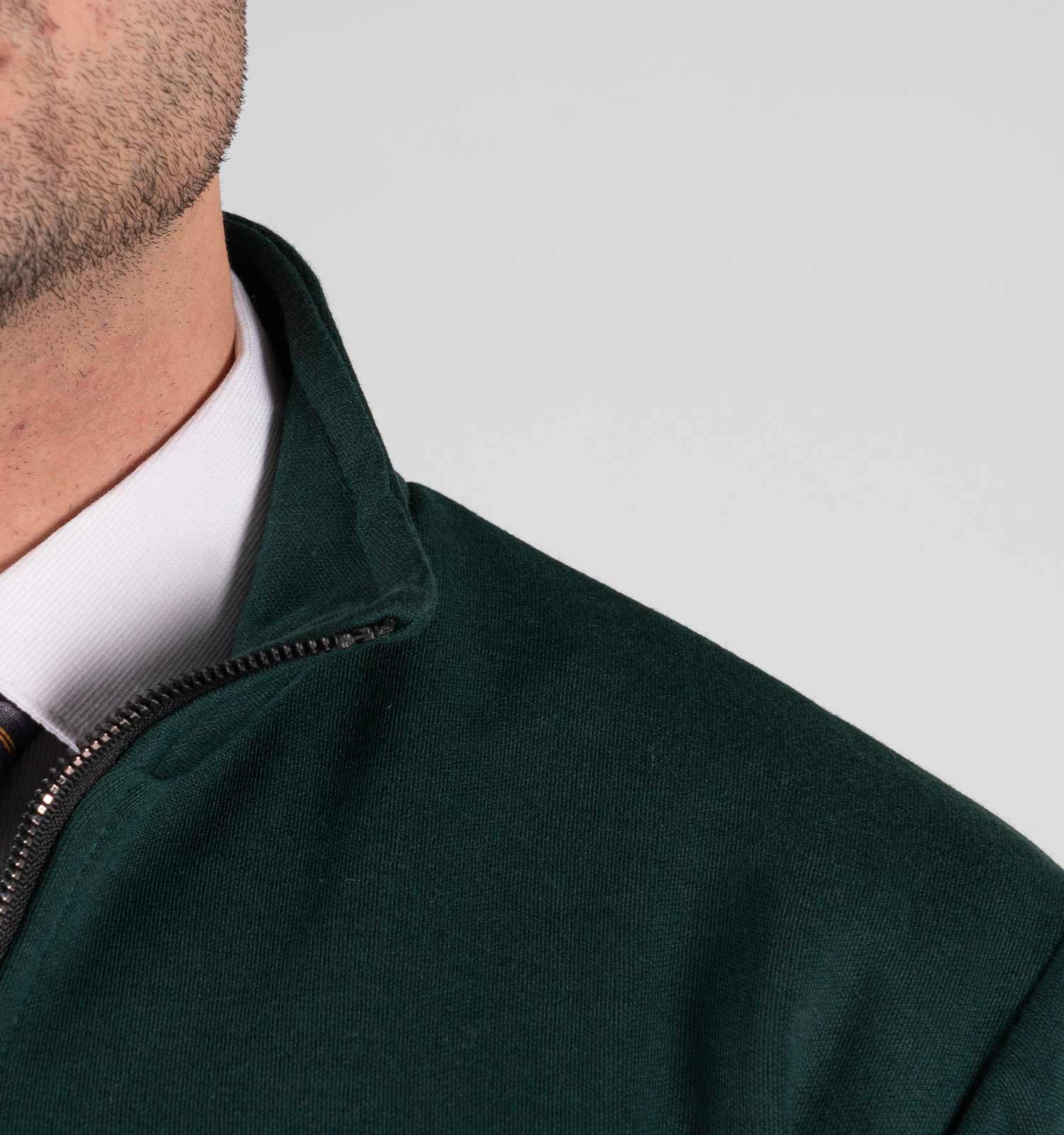 بلوز دورس نیم زیپ مردانه ساده مدل 49260