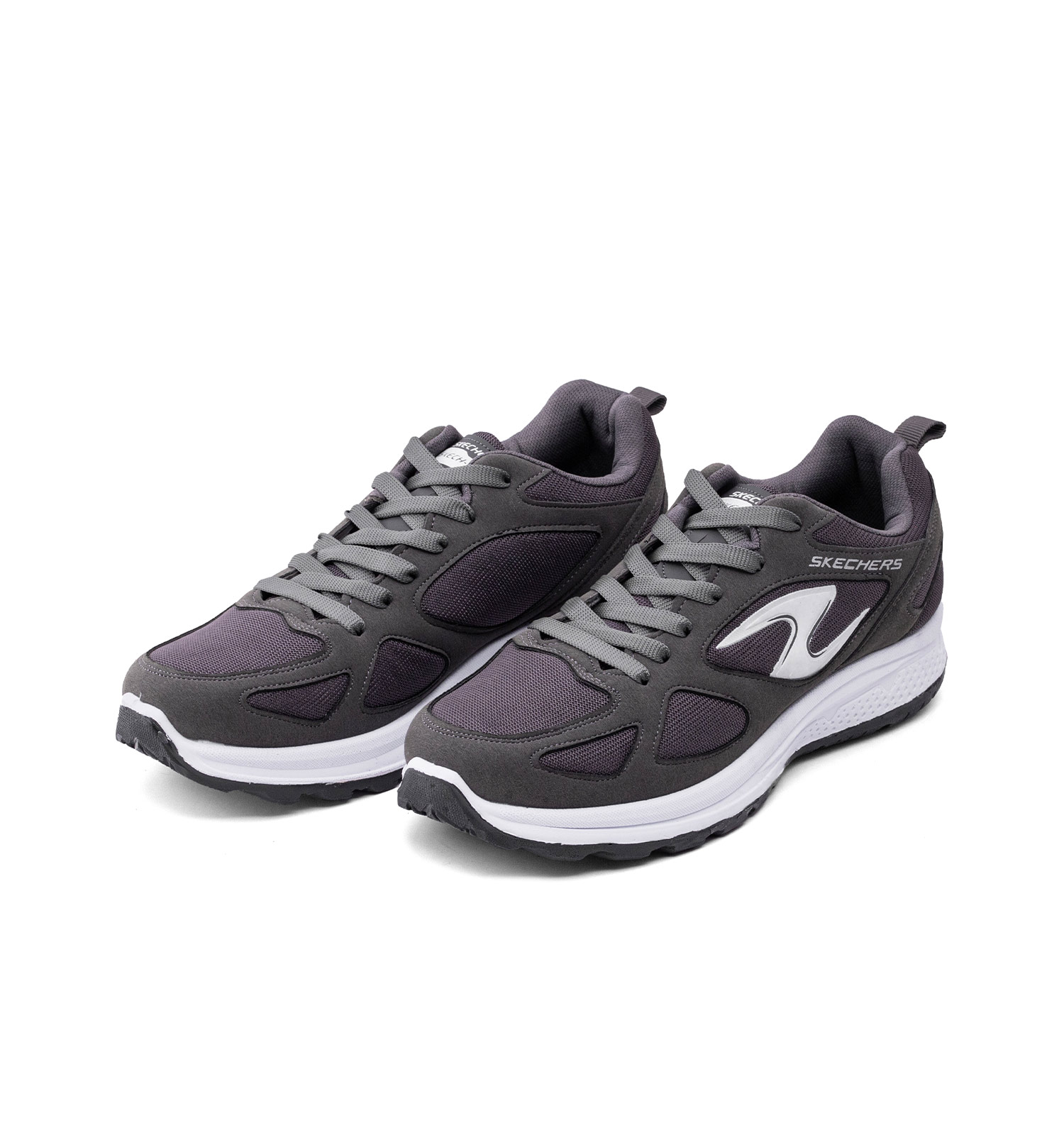 کفش اسپرت Skechers مردانه طوسی بندی مدل 49234