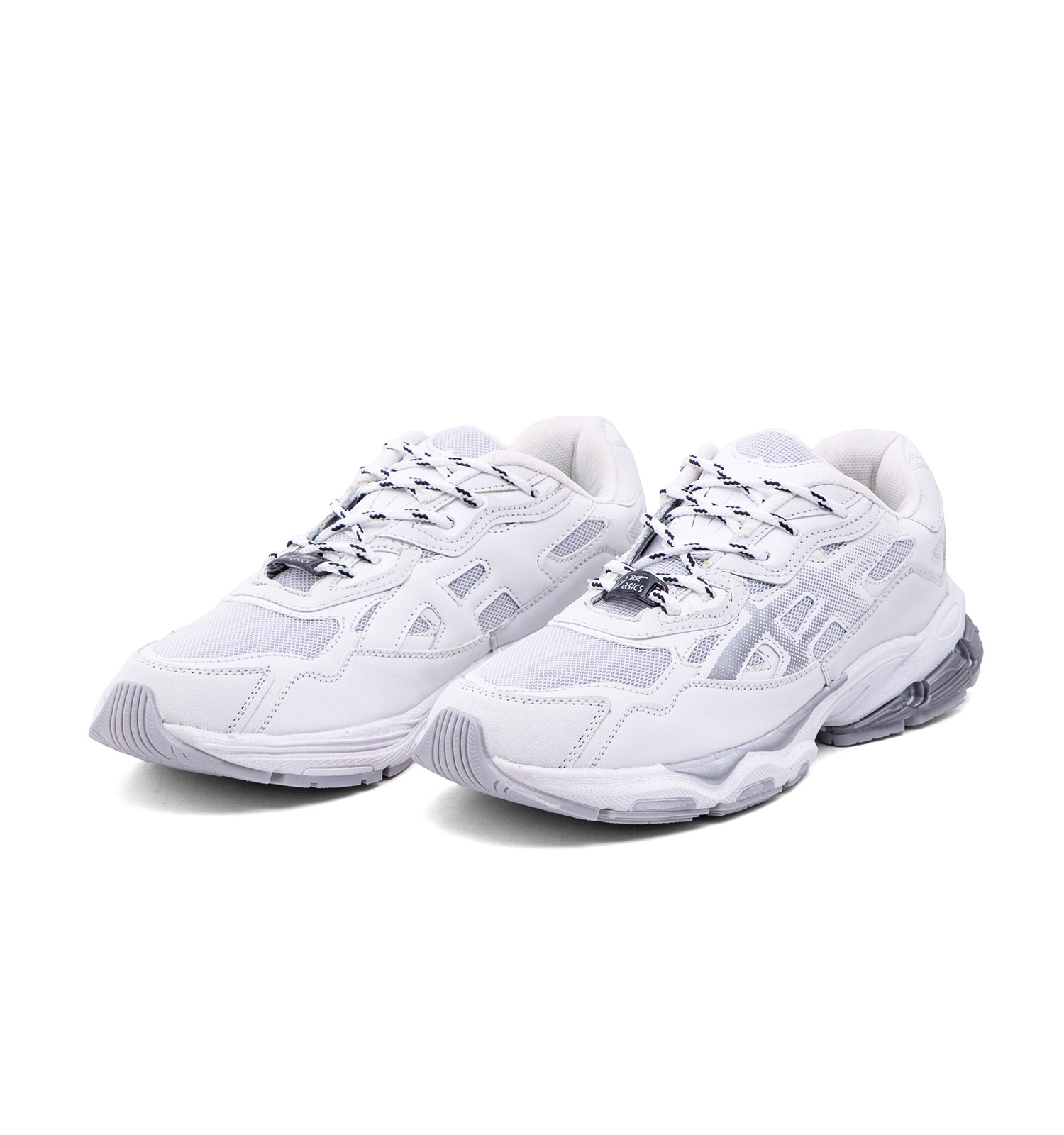 کفش ورزشی Asics مردانه سفید بندی مدل 49204