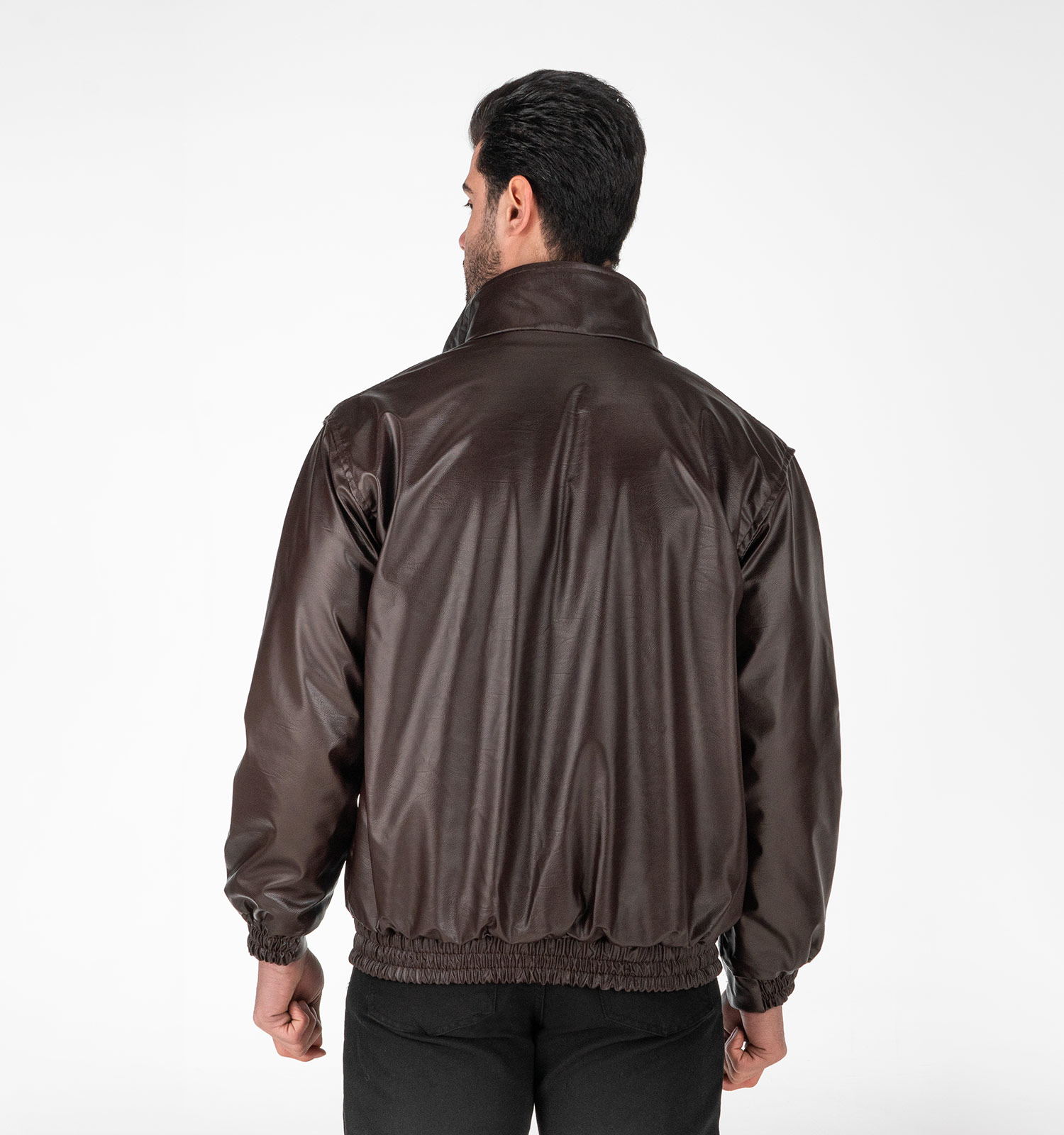 کاپشن اسپرت چرم مصنوعی مردانه مدل 49294