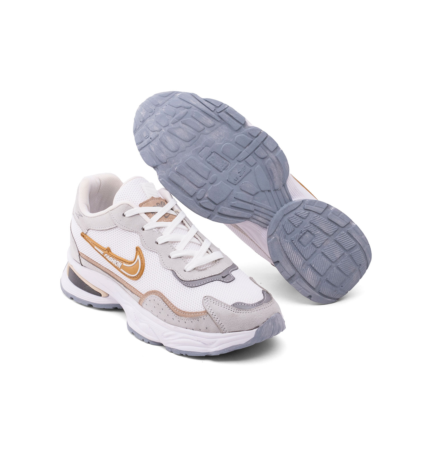 کفش ورزشی Nike مردانه طوسی بندی مدل 49228