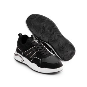 کفش اسپرت Chanel مردانه مشکی بندی مدل 49298