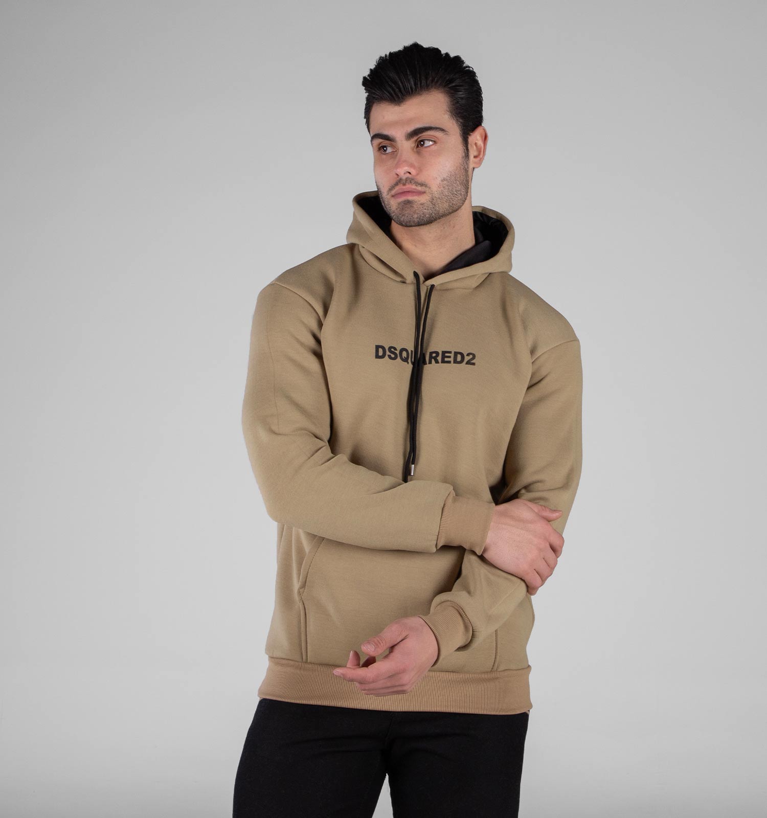 هودی مردانه کلاهدار طرحدار مدل 49149