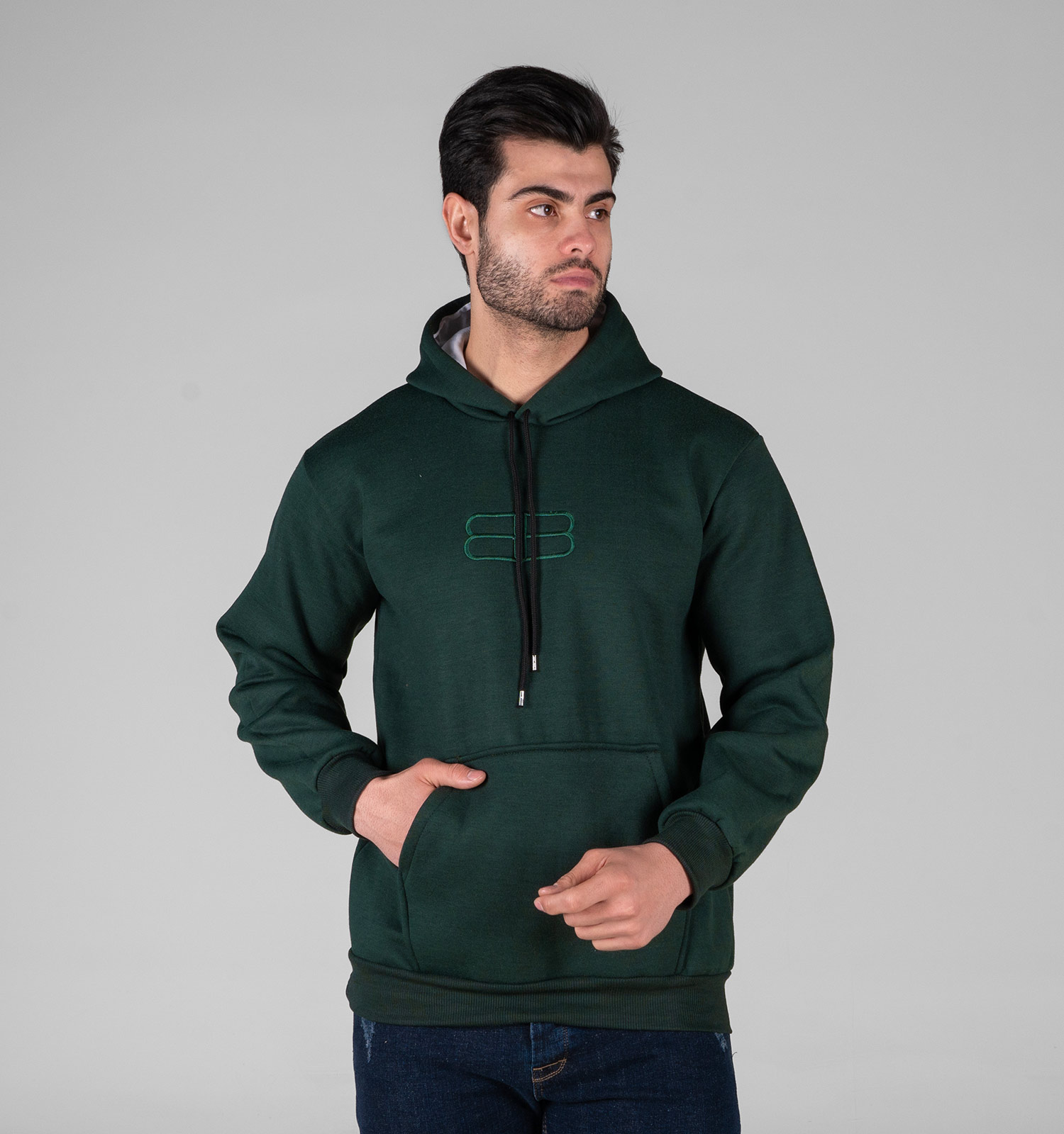 هودی مردانه کلاهدار طرحدار Balenciaga مدل 49312