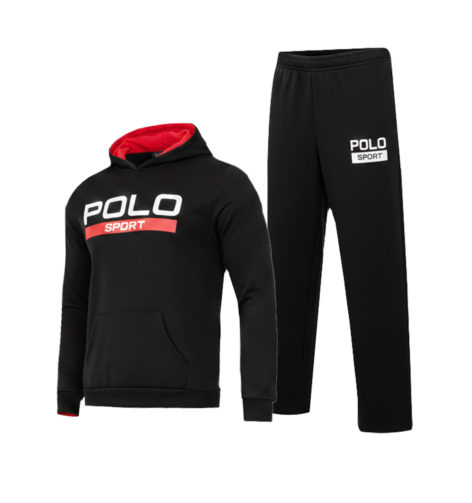 ست مردانه هودی شلوار Polo طرحدار مدل 49381