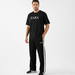 ست مردانه تیشرت شلوار لش Zara مدل 49453