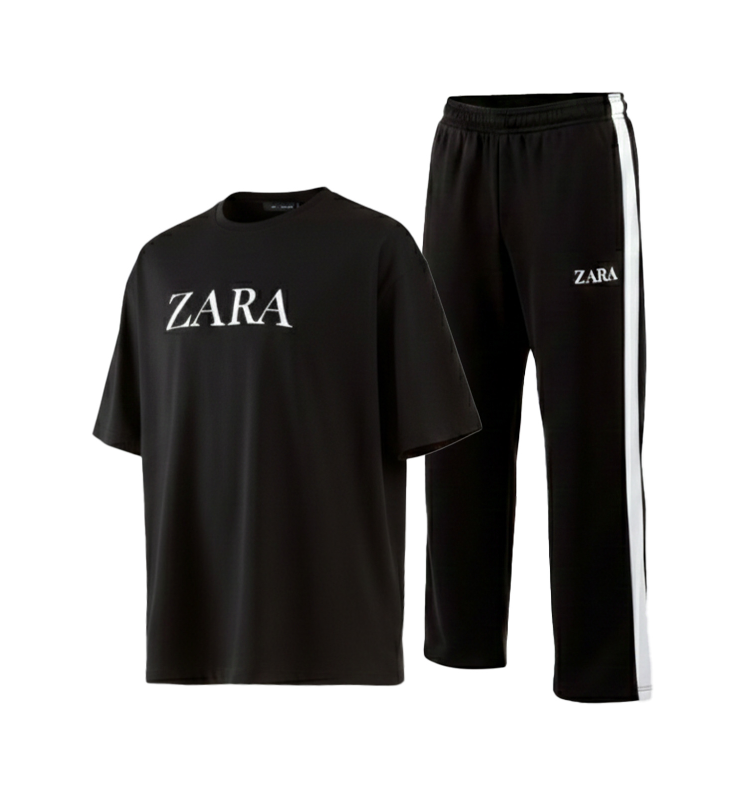 ست مردانه تیشرت شلوار لش Zara مدل 49453