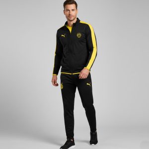 ست مردانه سویشرت شلوار Dortmund مشکی مدل 49378