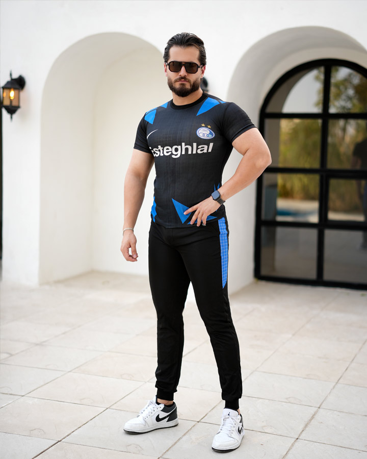 ست تیشرت شلوار مردانه استقلال کد6432